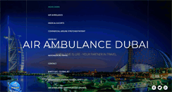 Desktop Screenshot of airambulancedubai.com